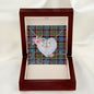 Gift To My Beautiful Girlfriend Valentine Necklace For Soulmate Anniversary Clan Stirling Tartan Everlasting Love Necklace,valentine necklace, necklace girlfriend, necklace for wife, cute necklaces for girlfriend, jewelry for girlfriend, to my soulmate necklace, to my future wife necklace,