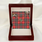 To My Beautiful Soulmate Necklace In Your Eyes I Have Found My Home Clan Glas Red Tartan Forever Love Necklace Tartan Gift for Girlfriend Everlasting Love Necklace