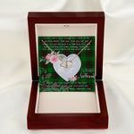 Gift To My Beautiful Girlfriend Valentine Necklace For Soulmate Anniversary Clan Primrose Tartan Everlasting Love Necklace,valentine necklace, necklace girlfriend, necklace for wife, cute necklaces for girlfriend, jewelry for girlfriend, to my soulmate necklace, to my future wife necklace,