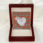 Gift To My Beautiful Girlfriend Valentine Necklace For Soulmate Anniversary Clan Morrison Red Ancient Tartan Everlasting Love Necklace,valentine necklace, necklace girlfriend, necklace for wife, cute necklaces for girlfriend, jewelry for girlfriend, to my soulmate necklace, to my future wife necklace,