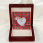 Scotstee Shop - To My Beautiful Girlfriend Valentine Necklace Clan Binning Tartan Gift for Girlfriend Everlasting Love Necklace