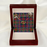 To My Beautiful Soulmate Necklace In Your Eyes I Have Found My Home Clan Tennant Tartan Everlasting Love Necklace