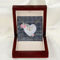 Gift To My Beautiful Girlfriend Valentine Necklace For Soulmate Anniversary Clan Navy Formal Dress Tartan Everlasting Love Necklace,valentine necklace, necklace girlfriend, necklace for wife, cute necklaces for girlfriend, jewelry for girlfriend, to my soulmate necklace, to my future wife necklace,