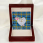 Gift To My Beautiful Girlfriend Valentine Necklace For Soulmate Anniversary Clan Laing Tartan Everlasting Love Necklace,valentine necklace, necklace girlfriend, necklace for wife, cute necklaces for girlfriend, jewelry for girlfriend, to my soulmate necklace, to my future wife necklace,