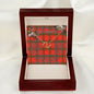 To My Beautiful Soulmate Necklace In Your Eyes I Have Found My Home Clan Darroch Tartan Forever Love Necklace Tartan Gift for Girlfriend Everlasting Love Necklace