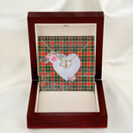 Gift To My Beautiful Girlfriend Valentine Necklace For Soulmate Anniversary Clan MacLachlan Modern Tartan Everlasting Love Necklace,valentine necklace, necklace girlfriend, necklace for wife, cute necklaces for girlfriend, jewelry for girlfriend, to my soulmate necklace, to my future wife necklace,