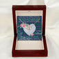 Scotstee Shop - To My Beautiful Girlfriend Valentine Necklace Clan Douglas Tartan Gift for Girlfriend Everlasting Love Necklace