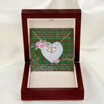 Gift To My Beautiful Girlfriend Valentine Necklace For Soulmate Anniversary Clan Maxwell Hunting Tartan Everlasting Love Necklace,valentine necklace, necklace girlfriend, necklace for wife, cute necklaces for girlfriend, jewelry for girlfriend, to my soulmate necklace, to my future wife necklace,