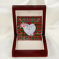 Scotstee Shop - To My Beautiful Girlfriend Valentine Necklace Clan Fairlie Tartan Gift for Girlfriend Everlasting Love Necklace