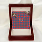To My Beautiful Soulmate Necklace In Your Eyes I Have Found My Home Clan McKerrell Red Tartan Forever Love Necklace Tartan Gift for Girlfriend Everlasting Love Necklace