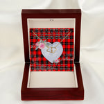 Gift To My Beautiful Girlfriend Valentine Necklace For Soulmate Anniversary Clan Ramsay Tartan Everlasting Love Necklace,valentine necklace, necklace girlfriend, necklace for wife, cute necklaces for girlfriend, jewelry for girlfriend, to my soulmate necklace, to my future wife necklace,