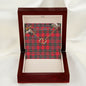 To My Beautiful Soulmate Necklace In Your Eyes I Have Found My Home Clan Drummond Modern Tartan Forever Love Necklace Tartan Gift for Girlfriend Everlasting Love Necklace