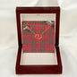 To My Beautiful Soulmate Necklace In Your Eyes I Have Found My Home Clan Ross Tartan Forever Love Necklace Tartan Gift for Girlfriend Everlasting Love Necklace