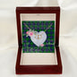 Scotstee Shop - To My Beautiful Girlfriend Valentine Necklace Clan Graham Of Menteith Tartan Gift for Girlfriend Everlasting Love Necklace