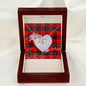 Gift To My Beautiful Girlfriend Valentine Necklace For Soulmate Anniversary Clan Wemyss Tartan Everlasting Love Necklace,valentine necklace, necklace girlfriend, necklace for wife, cute necklaces for girlfriend, jewelry for girlfriend, to my soulmate necklace, to my future wife necklace,