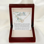 Mother-In-Law Necklace, Best Mother In Law Birthday Necklace, To My Mother In Law Necklace Mother's Day Everlasting Love Necklace