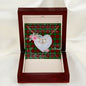 Scotstee Shop - To My Beautiful Girlfriend Valentine Necklace Clan Kerr Modern Tartan Gift for Girlfriend Everlasting Love Necklace