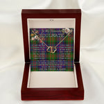 To My Beautiful Soulmate Necklace In Your Eyes I Have Found My Home Clan Chalmers Tartan Everlasting Love Necklace