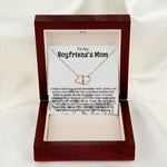 Mother-In-Law Necklace, Gift To My Boyfriend's Mom Necklace, Gift For Future Mother-In-Law, Mother's Day Everlasting Love Necklace