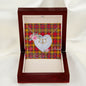 Gift To My Beautiful Girlfriend Valentine Necklace For Soulmate Anniversary Clan Scrymgeour Tartan Everlasting Love Necklace,valentine necklace, necklace girlfriend, necklace for wife, cute necklaces for girlfriend, jewelry for girlfriend, to my soulmate necklace, to my future wife necklace,
