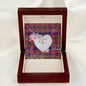 Gift To My Beautiful Girlfriend Valentine Necklace For Soulmate Anniversary Clan MacIntyre Tartan Everlasting Love Necklace,valentine necklace, necklace girlfriend, necklace for wife, cute necklaces for girlfriend, jewelry for girlfriend, to my soulmate necklace, to my future wife necklace,