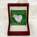 Scotstee Shop - To My Beautiful Girlfriend Valentine Necklace Clan Don Tartan Gift for Girlfriend Everlasting Love Necklace