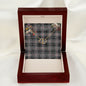 To My Beautiful Soulmate Necklace In Your Eyes I Have Found My Home Moffat Tartan Forever Love Necklace Tartan Gift for Girlfriend Everlasting Love Necklace