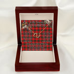To My Beautiful Soulmate Necklace In Your Eyes I Have Found My Home Clan Wallace Tartan Everlasting Love Necklace