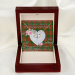 Gift To My Beautiful Girlfriend Valentine Necklace For Soulmate Anniversary Clan Menzie Tartan Everlasting Love Necklace,valentine necklace, necklace girlfriend, necklace for wife, cute necklaces for girlfriend, jewelry for girlfriend, to my soulmate necklace, to my future wife necklace,