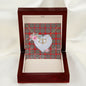 Gift To My Beautiful Girlfriend Valentine Necklace For Soulmate Anniversary Clan MacBain Tartan Everlasting Love Necklace,valentine necklace, necklace girlfriend, necklace for wife, cute necklaces for girlfriend, jewelry for girlfriend, to my soulmate necklace, to my future wife necklace,