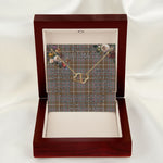 To My Beautiful Soulmate Necklace In Your Eyes I Have Found My Home Clan MacIntyre Weathered Tartan Forever Love Necklace Tartan Gift for Girlfriend Everlasting Love Necklace