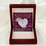 Gift To My Beautiful Girlfriend Valentine Necklace For Soulmate Anniversary Clan Haldane Tartan Everlasting Love Necklace