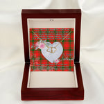 Gift To My Beautiful Girlfriend Valentine Necklace For Soulmate Anniversary Clan MacQuarrie Modern Tartan Everlasting Love Necklace,valentine necklace, necklace girlfriend, necklace for wife, cute necklaces for girlfriend, jewelry for girlfriend, to my soulmate necklace, to my future wife necklace,