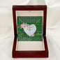 Gift To My Beautiful Girlfriend Valentine Necklace For Soulmate Anniversary Clan MacArthur Tartan Everlasting Love Necklace,valentine necklace, necklace girlfriend, necklace for wife, cute necklaces for girlfriend, jewelry for girlfriend, to my soulmate necklace, to my future wife necklace,