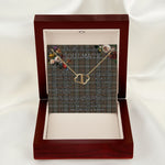 To My Beautiful Soulmate Necklace In Your Eyes I Have Found My Home Clan Outlander Fraser Tartan Everlasting Love Necklace