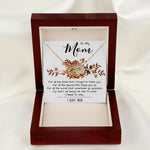 Mom Necklace, Mom Gift From Daughter, Mother Day Necklace Meaningful For Mom Christmas Gift For Mom Necklace, Mother's Day Everlasting Love Necklace