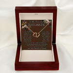 To My Beautiful Soulmate Necklace In Your Eyes I Have Found My Home Clan Innes of Cowie Tartan Everlasting Love Necklace