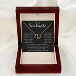 To My Soulmate - You Are My Life, My Love, And My Best Friend Mother's Day Necklace Mother's Day Everlasting Love Necklace