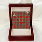 To My Beautiful Soulmate Necklace In Your Eyes I Have Found My Home Clan Morrison Modern Tartan Forever Love Necklace Tartan Gift for Girlfriend Everlasting Love Necklace