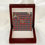 To My Beautiful Soulmate Necklace In Your Eyes I Have Found My Home Clan MacDuff Modern Tartan Forever Love Necklace Tartan Gift for Girlfriend Everlasting Love Necklace