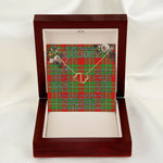 To My Beautiful Soulmate Necklace In Your Eyes I Have Found My Home Clan MacGregor Modern Tartan Forever Love Necklace Tartan Gift for Girlfriend Everlasting Love Necklace