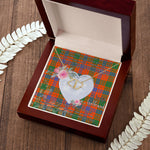 Gift To My Beautiful Girlfriend Valentine Necklace For Soulmate Anniversary Clan Ross Ancient Tartan Everlasting Love Necklace,valentine necklace, necklace girlfriend, necklace for wife, cute necklaces for girlfriend, jewelry for girlfriend, to my soulmate necklace, to my future wife necklace,
