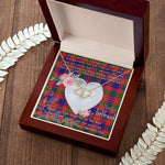 Gift To My Beautiful Girlfriend Valentine Necklace For Soulmate Anniversary Clan MacIntyre Tartan Everlasting Love Necklace,valentine necklace, necklace girlfriend, necklace for wife, cute necklaces for girlfriend, jewelry for girlfriend, to my soulmate necklace, to my future wife necklace,
