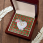 Gift To My Beautiful Girlfriend Valentine Necklace For Soulmate Anniversary Clan Cumming Modern Tartan Everlasting Love Necklace,valentine necklace, necklace girlfriend, necklace for wife, cute necklaces for girlfriend, jewelry for girlfriend, to my soulmate necklace, to my future wife necklace,