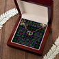 To My Beautiful Soulmate Necklace In Your Eyes I Have Found My Home Clan Urquhart Tartan Everlasting Love Necklace