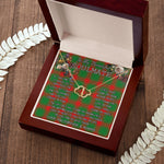 To My Beautiful Soulmate Necklace In Your Eyes I Have Found My Home Clan Middleton Tartan Forever Love Necklace Tartan Gift for Girlfriend Everlasting Love Necklace