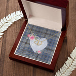 Gift To My Beautiful Girlfriend Valentine Necklace For Soulmate Anniversary Clan Tweedie Tartan Everlasting Love Necklace,valentine necklace, necklace girlfriend, necklace for wife, cute necklaces for girlfriend, jewelry for girlfriend, to my soulmate necklace, to my future wife necklace,
