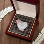 Gift To My Beautiful Girlfriend Valentine Necklace For Soulmate Anniversary Clan Lindsay Hunting Tartan Everlasting Love Necklace,valentine necklace, necklace girlfriend, necklace for wife, cute necklaces for girlfriend, jewelry for girlfriend, to my soulmate necklace, to my future wife necklace,