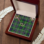 To My Beautiful Soulmate Necklace In Your Eyes I Have Found My Home Clan Donald MacDonald Tartan Forever Love Necklace Tartan Gift for Girlfriend Everlasting Love Necklace