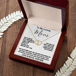 To My Loving Mom - Love Always Your Son Necklace, Mother's Day Everlasting Love Necklace